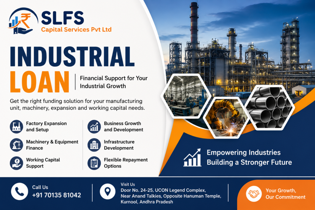 Industrial business funding services in Kurnool