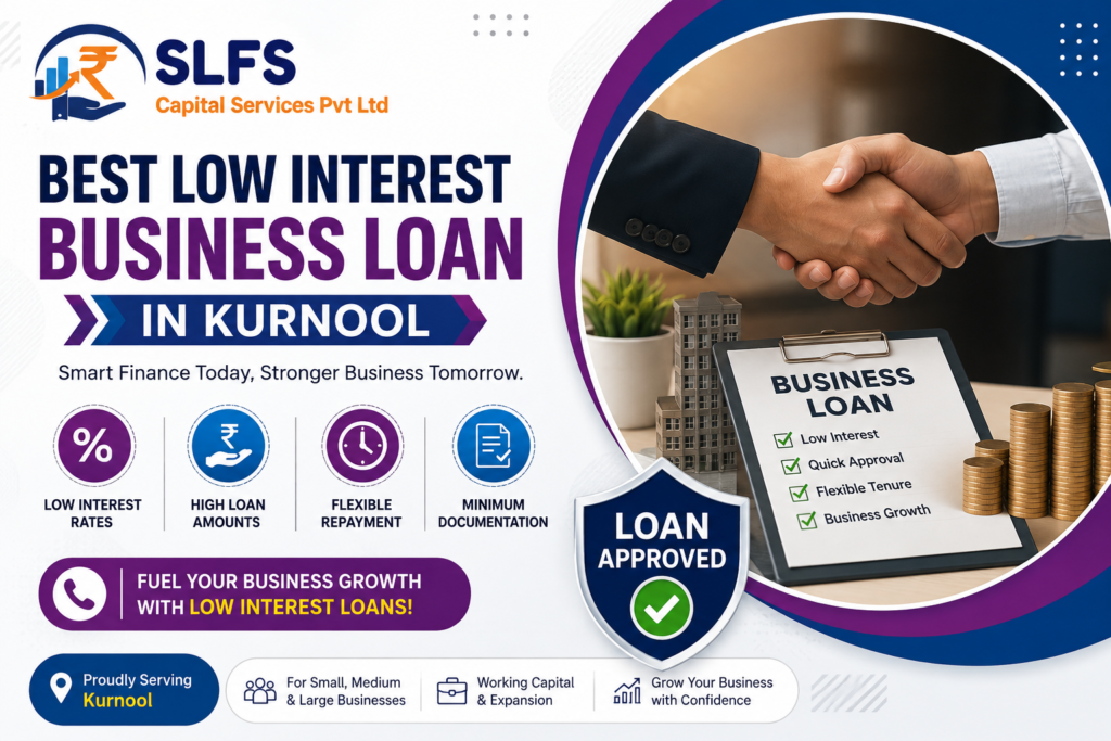 Where to get low interest business loans in Kurnool