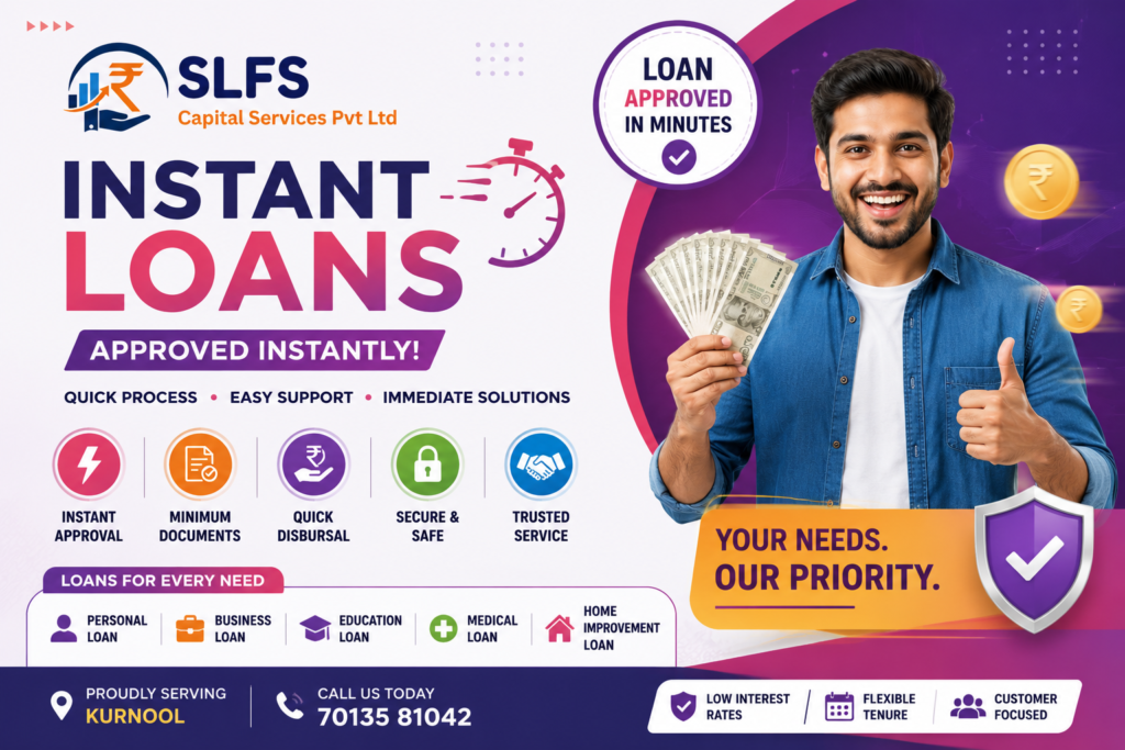Instant Approval Loans in Kurnool